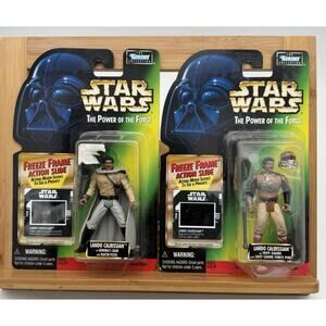 1997 Star Wars: The Power of the Force 2 Lando Calrissian Skiff Guard & General